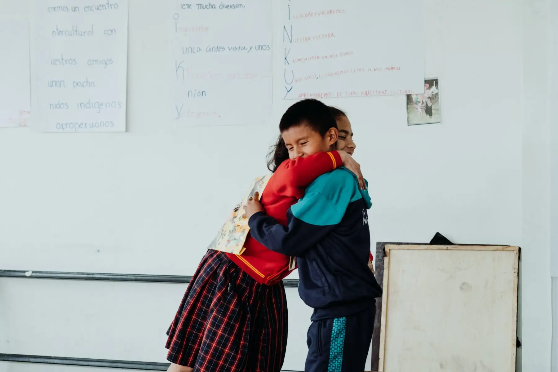 Tinkuy, el encuentro nacional de estudiantes que promueve el sector Educación, se enfoca en la alimentación y la lucha contra la anemia. Los niños visitaron colegios limeños y aprendieron sobre la diversidad cultural. 
Foto: ANDINA/MINEDU
