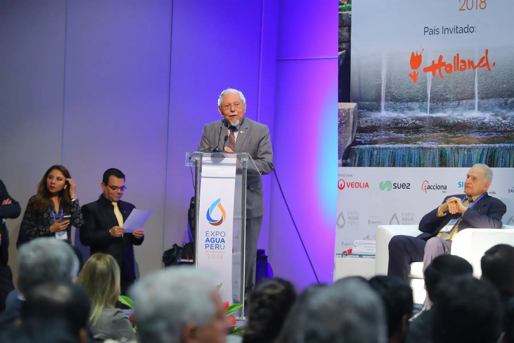 El presidente Martín Vizcarra inaugurò  la ExpoAguaPerú 2018, evento que tiene como objetivo compartir buenas prácticas y experiencias exitosas que contribuyan a la solución de una mejor gestión del agua y saneamiento.Foto: ANDINA/Prensa Presidencia