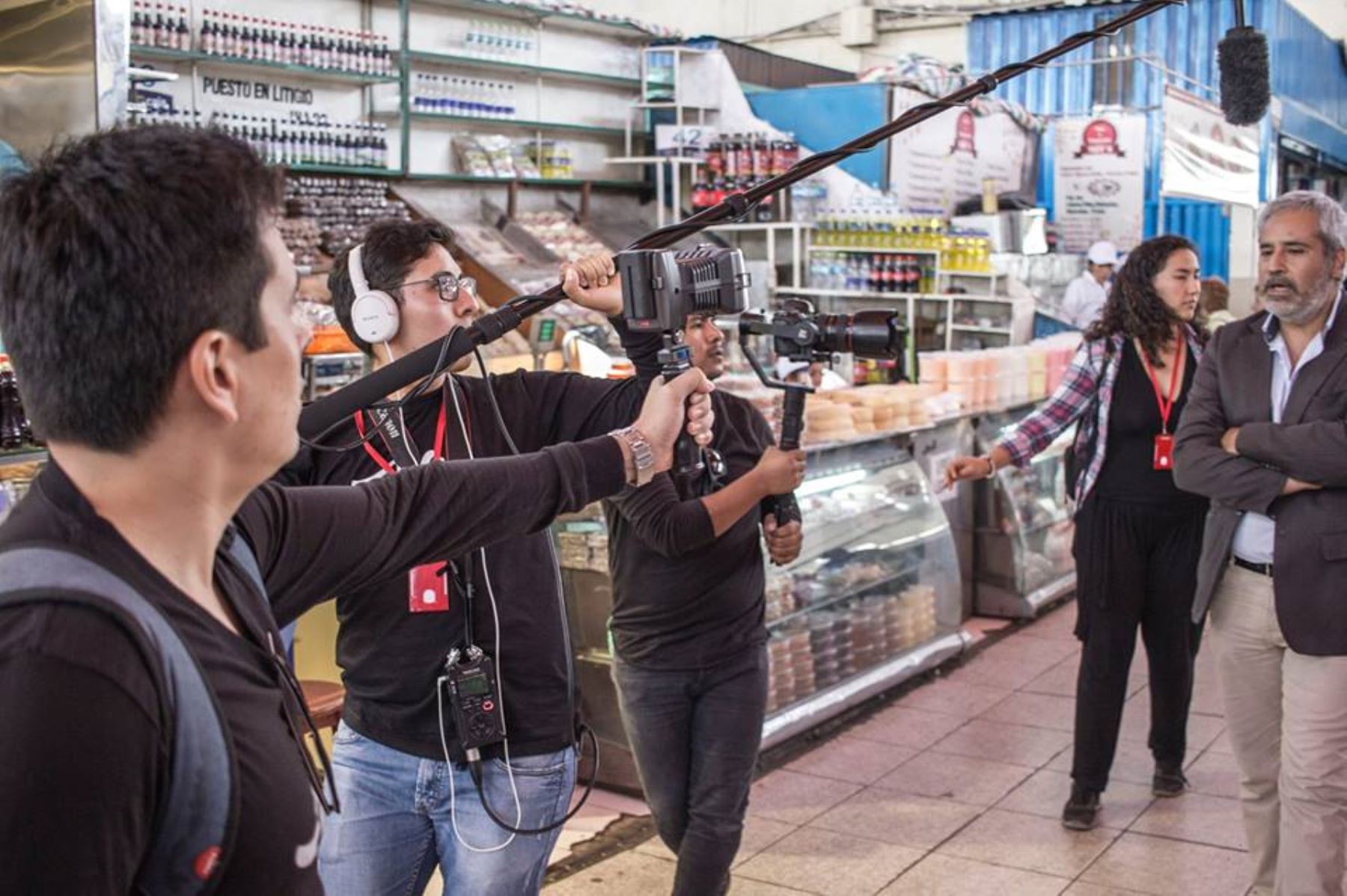 Comerciantes de mercado San Camilo, en Arequipa, protagonizan película "Mercado". Foto: Cortesía