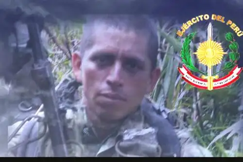 Suboficial de segunda del EP Wagner Lozano Mozombite murió hoy en un enfrentamiento entre militares y una columna de senderistas en el Vraem.