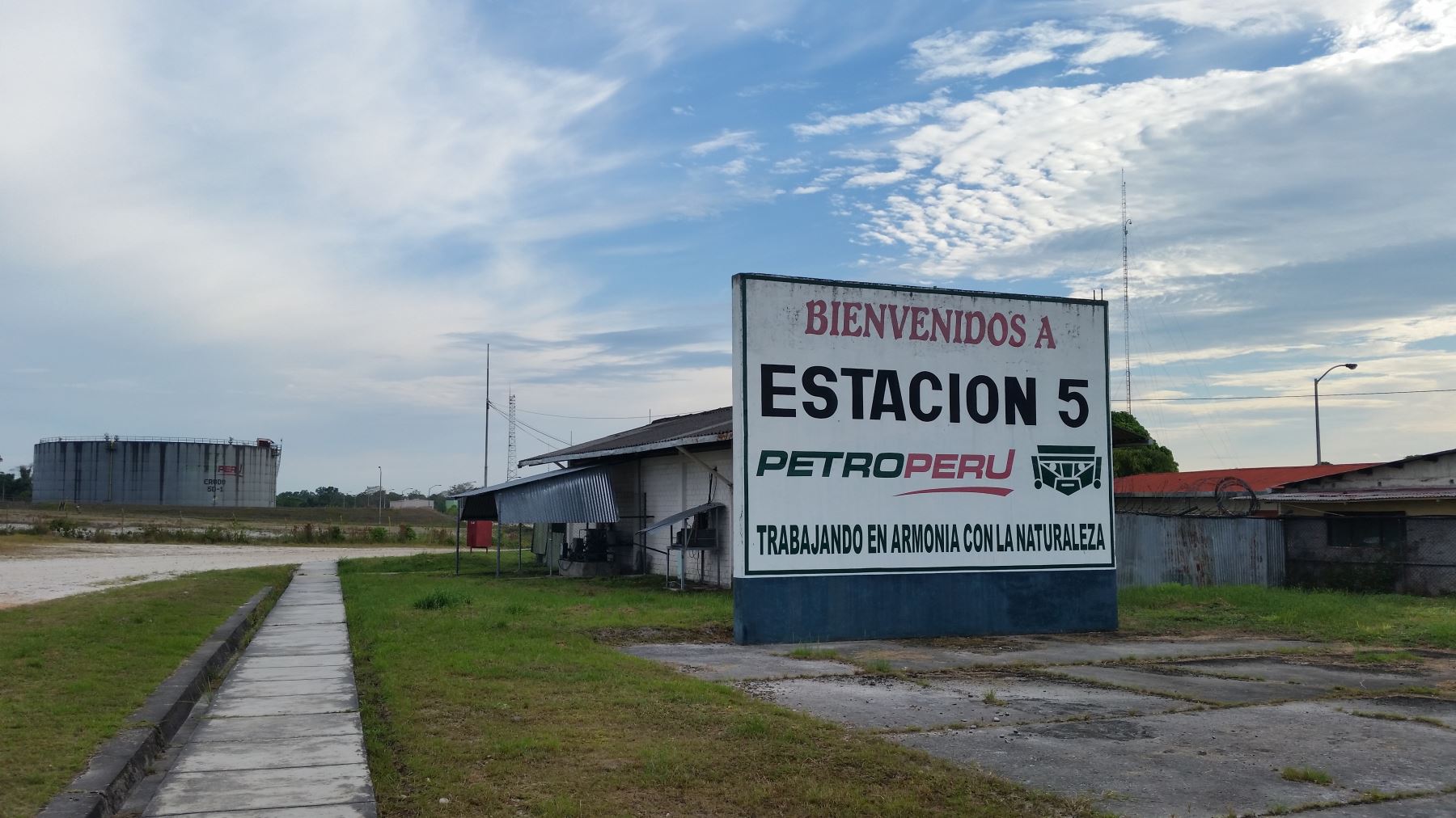 Un tanque explosionó en en la estación 5 de la empresa Petroperú S.A., ubicada en la localidad de Saramiriza, en la región Loreto. ANDINA/archivo