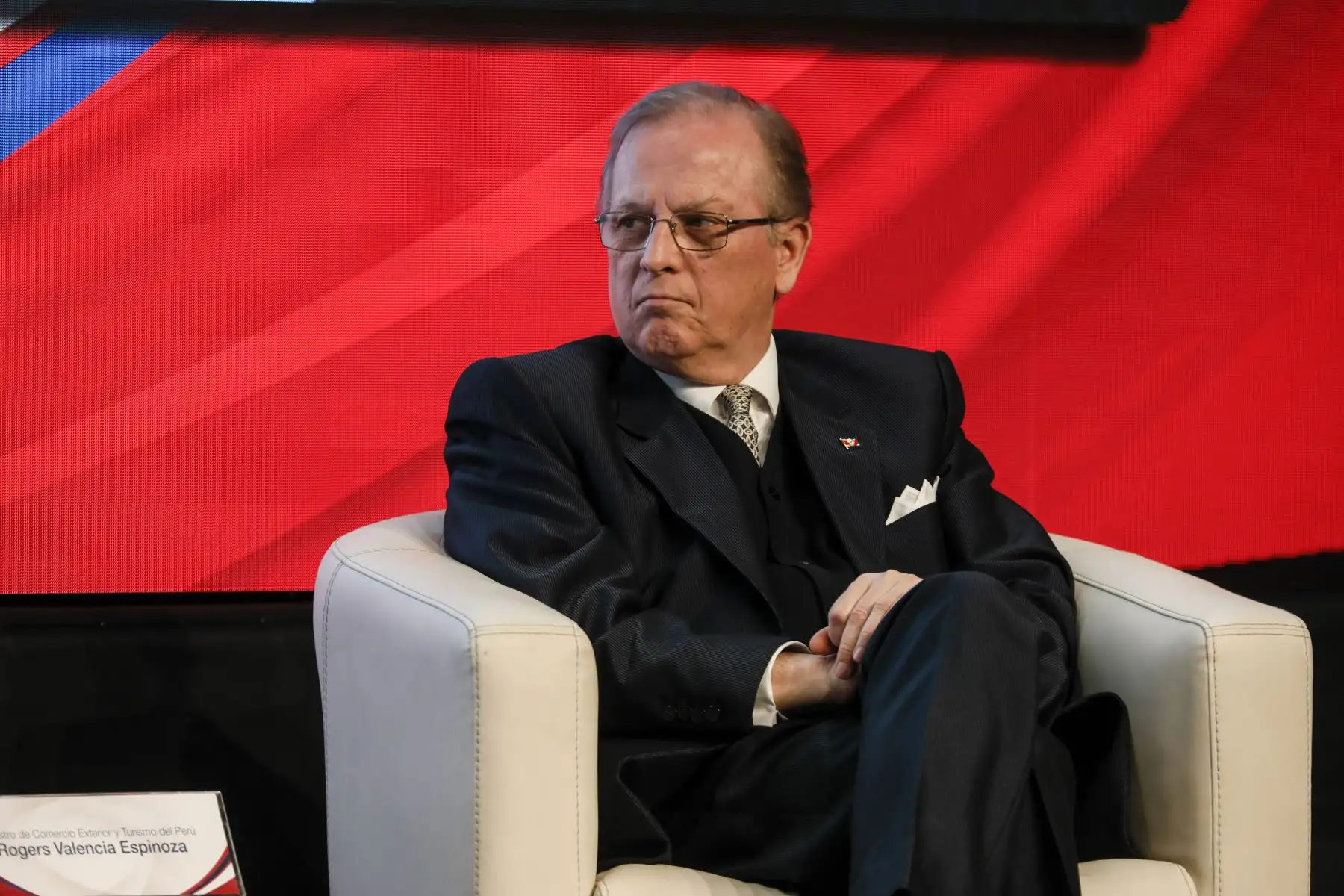 Ministro de Comercio Exterior y Turismo, Rogers Valencia y el Secretario General de la Aladi se inauguró la quinta edición de la Expo Aladi - Macrorrueda de Negocios Multisectorial.Foto: ANDINA/Mincetur