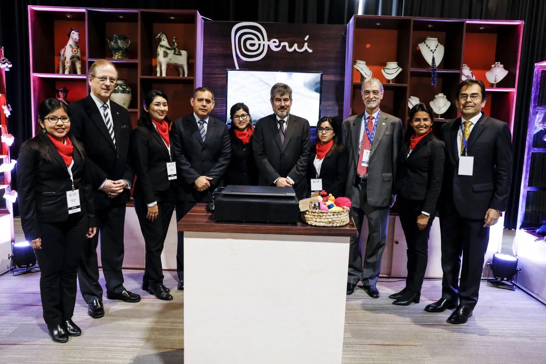 Ministro de Comercio Exterior y Turismo, Rogers Valencia y el Secretario General de la Aladi se inauguró la quinta edición de la Expo Aladi - Macrorrueda de Negocios Multisectorial.Foto: ANDINA/Mincetur