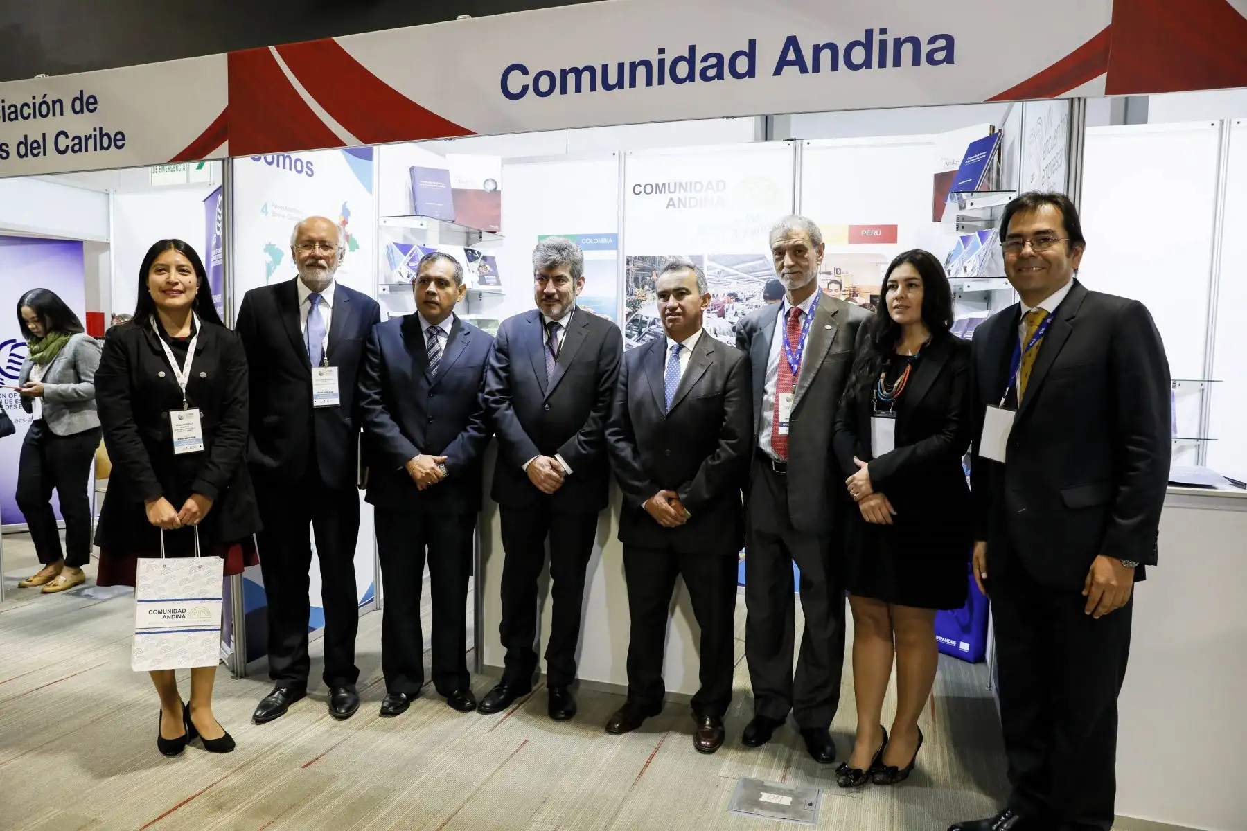 Ministro de Comercio Exterior y Turismo, Rogers Valencia y el Secretario General de la Aladi se inauguró la quinta edición de la Expo Aladi - Macrorrueda de Negocios Multisectorial.Foto: ANDINA/Mincetur