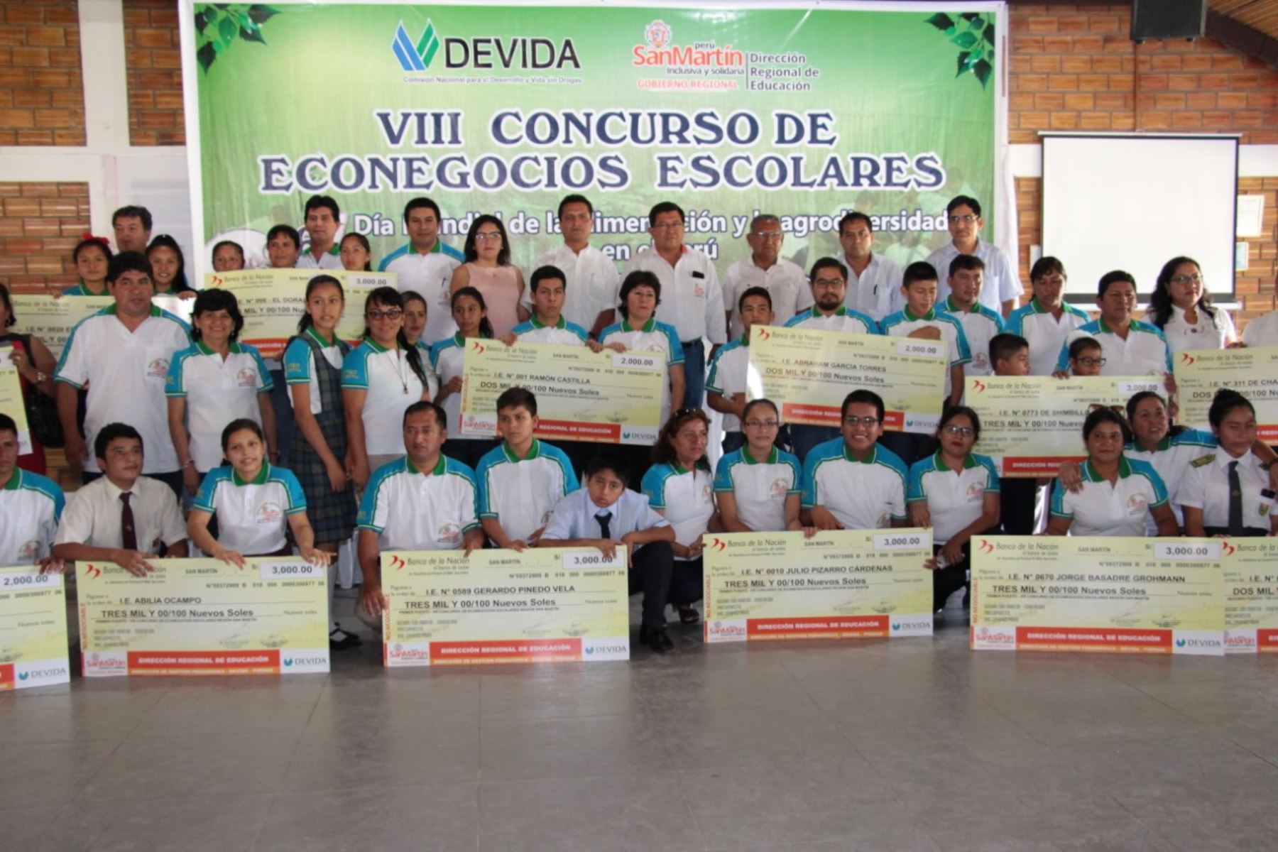 Premian proyectos de econegocios de escolares de San Martín. ANDINA