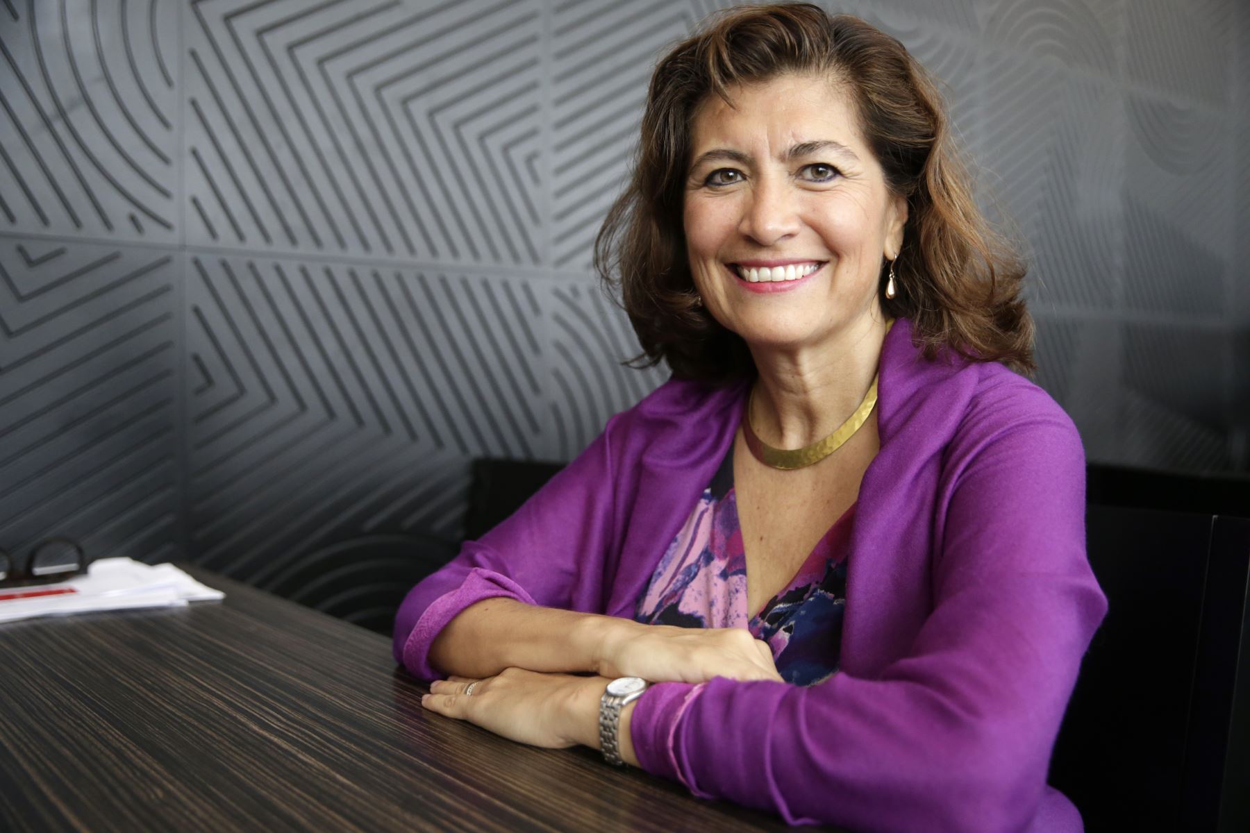 Directora de la OCDE, Gabriela Ramos. ANDINA/Melina Mejía