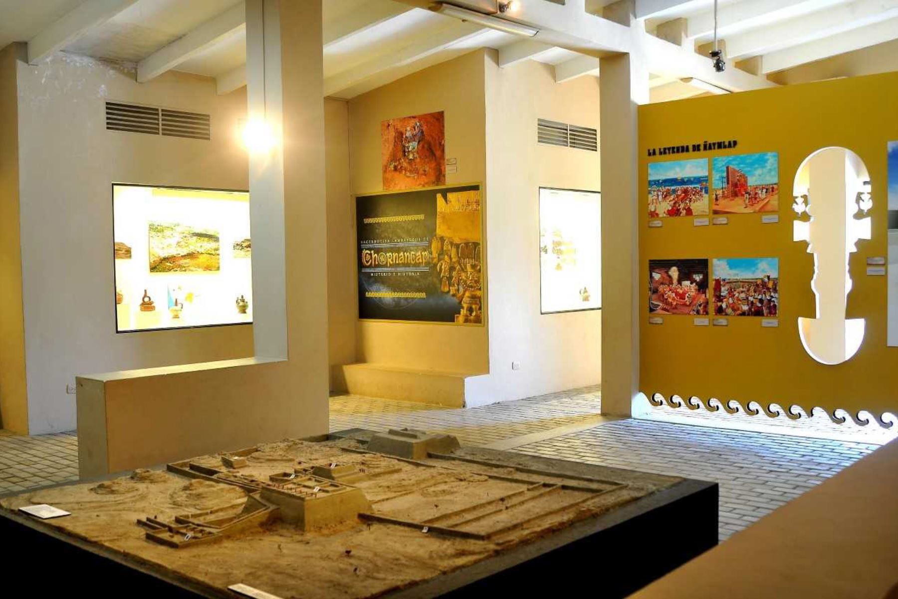 El museo Chotuna-Chornancap de la provincia de Lambayeque tiene un aforo autorizado de 30% de su capacidad total, dado que se encuentra en un nivel de alerta extremo.  ANDINA/Difusión