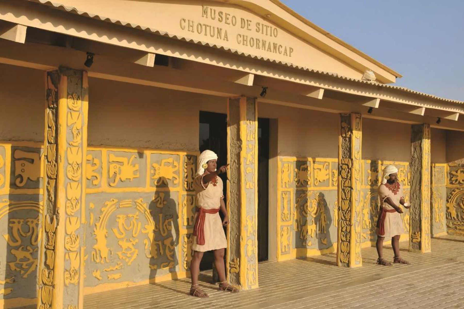 El Museo de Sitio Chotuna Chornancap, ubicado en la región Lambayeque, es uno de los recintos culturales que está autorizado a recibir visitantes con aforo limitado y cumpliendo el protocolo sanitario para evitar el covid-19. ANDINA/Difusión