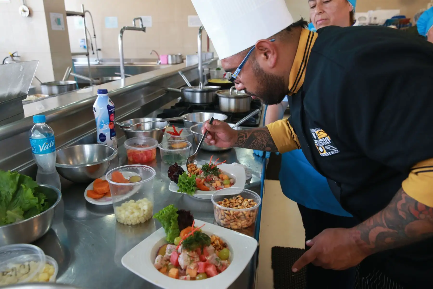 El ministro de la Producción, Raúl Pérez Reyes afirmó que el objetivo del concurso es incentivar la inclusión de preparación de pescado y pota  en comedores populares, quioscos escolares . Foto: ANDINA/Norman Córdova