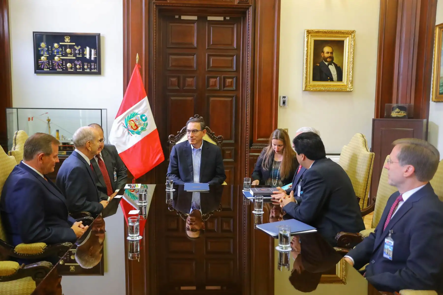 Jefe de Estado sostuvo reunión con presidente de la Iglesia de los Santos de los Últimos Días. Foto: ANDINA/Prensa Presidencia