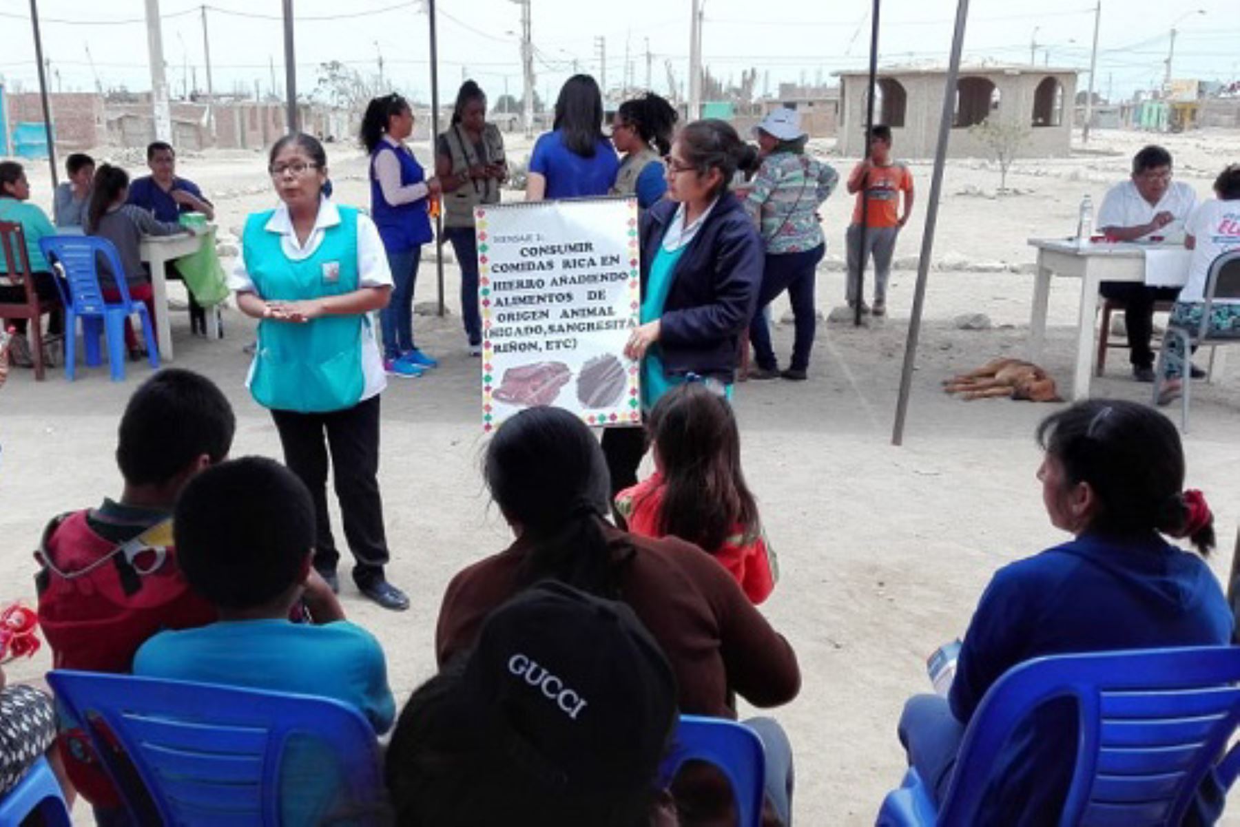 El Ministerio de Salud brindó atención médica especializada a 200 personas en la Campaña de Salud Integral y Autoidentificación Étnica, en el asentamiento humano Señor de los Milagros, en la provincia de Chincha.