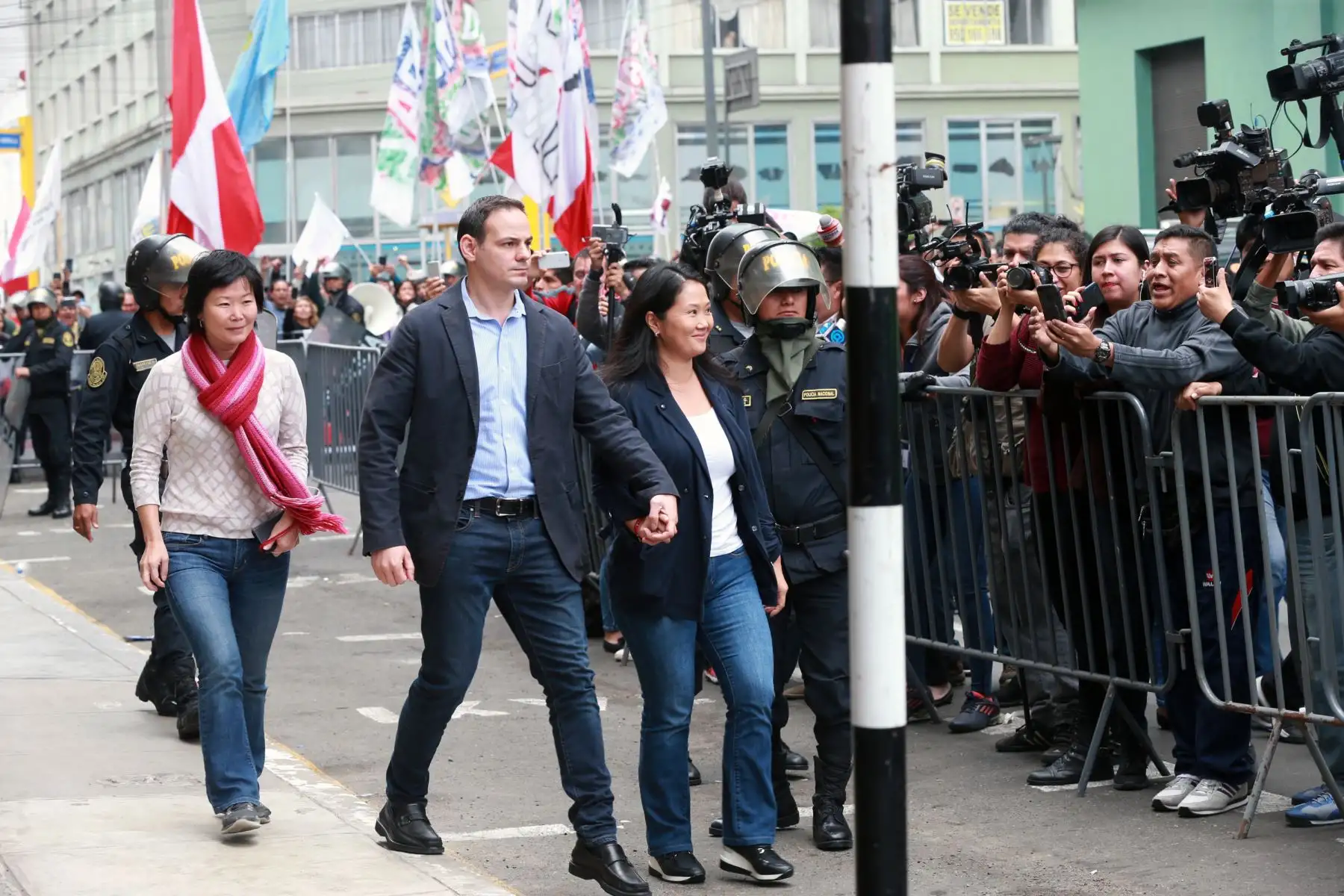 Se suspendió audiencia de prisión preventiva para Keiko Fujimori y otros 11 investigados.Foto: ANDINA/Norman Córdova