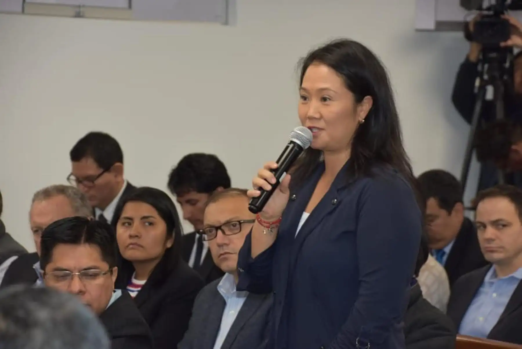 Audiencia del Poder Judicial que definirá la prisión preventiva contra Keiko Fujimori y otros 11 investigados.