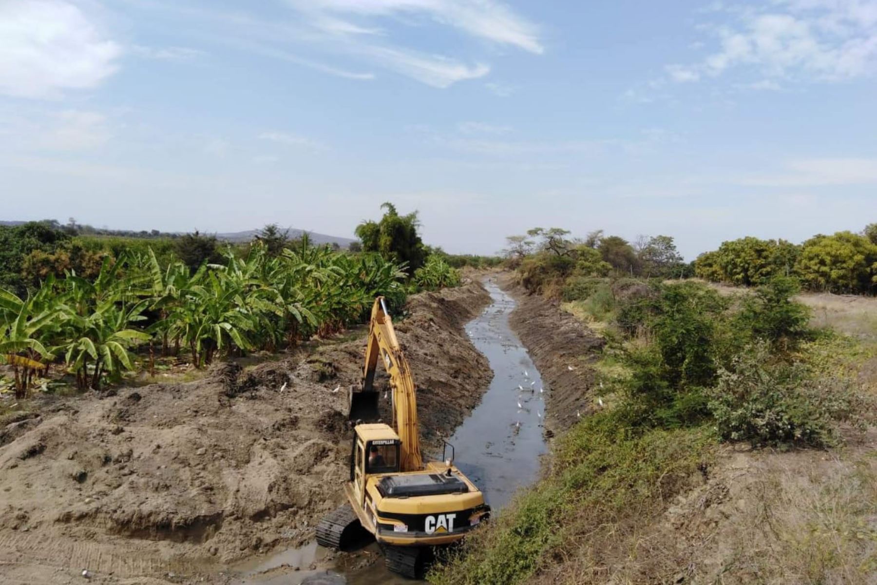 A partir de julio se iniciarán los trabajos de descolmatación de ríos y quebradas en la Costa norte como prevención ante El Niño global. ANDINA/Difusión