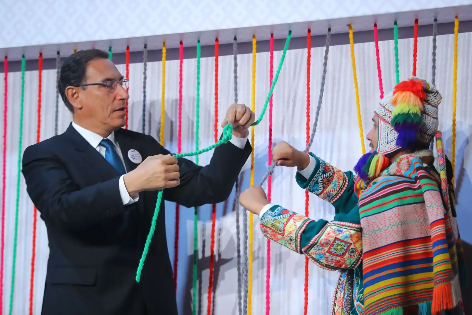 El presidente de la República, Martín Vizcarra, inauguró  la VII Semana de la Inclusión Social “Conectando Futuros: Juventudes por el Desarrollo e Inclusión Social". Foto: ANDINA/Andrés Valle/Prensa Presidencia