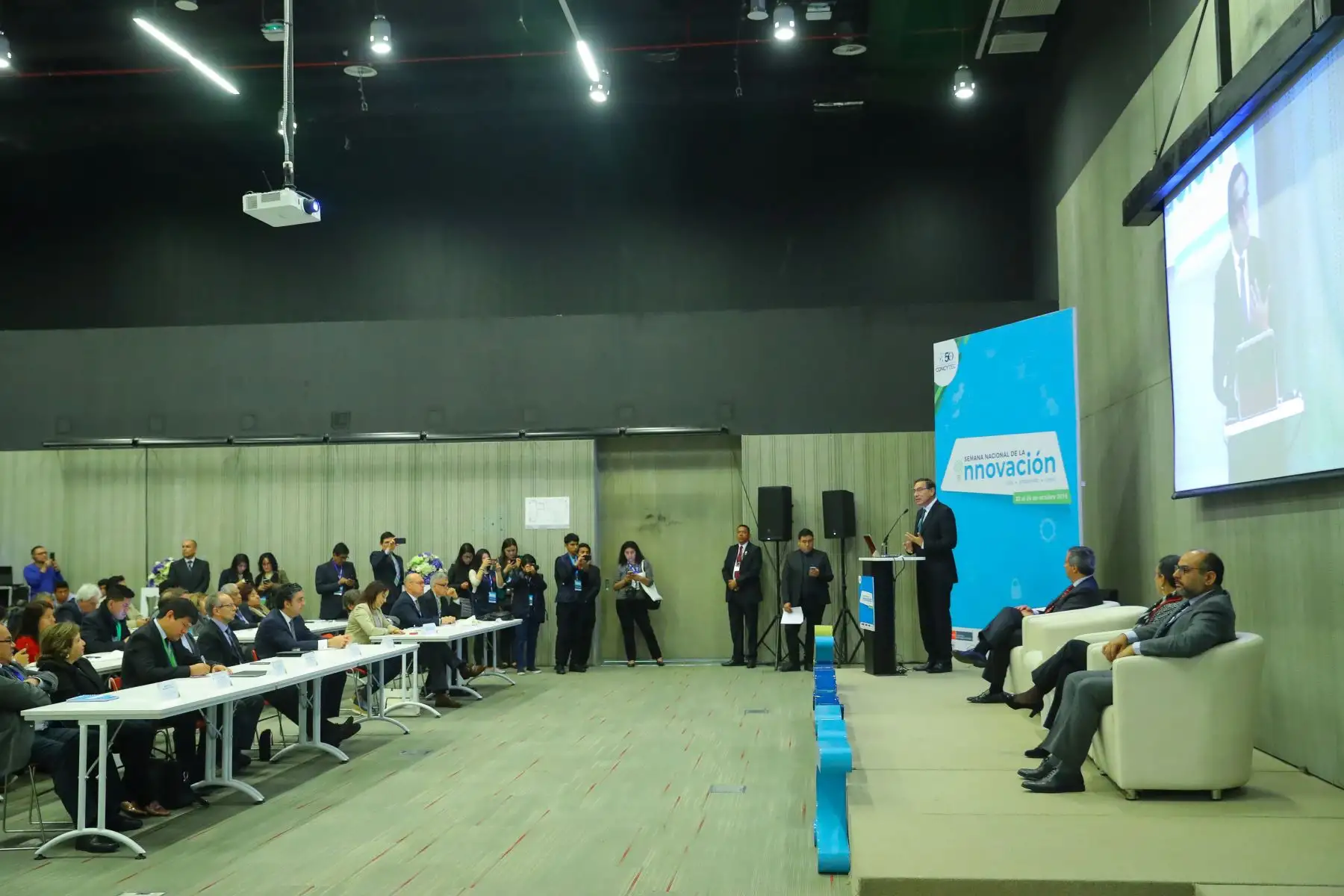 Jefe de Estado, Marín Vizcarra, lidera la inauguración de la Semana Nacional de la Innovación 2018.Foto: ANDINA/Andrés Valle/Prensa Presidencia