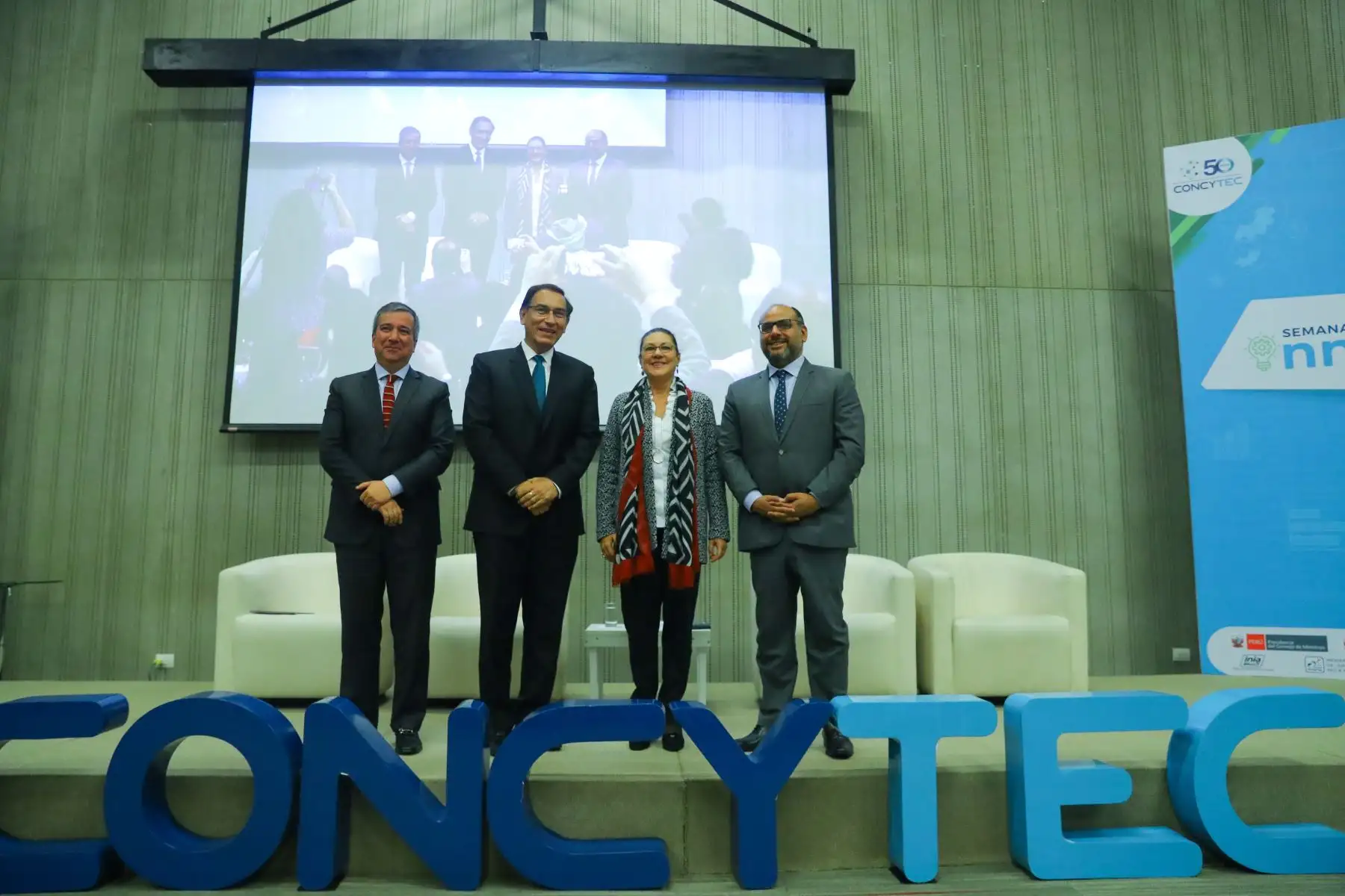 Jefe de Estado, Marín Vizcarra, lidera la inauguración de la Semana Nacional de la Innovación 2018.Foto: ANDINA/Andrés Valle/Prensa Presidencia