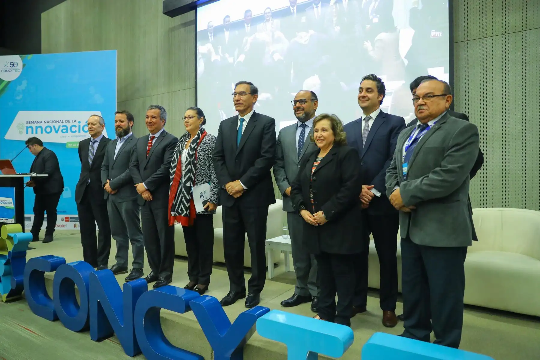 Jefe de Estado, Marín Vizcarra, lidera la inauguración de la Semana Nacional de la Innovación 2018.Foto: ANDINA/Andrés Valle/Prensa Presidencia