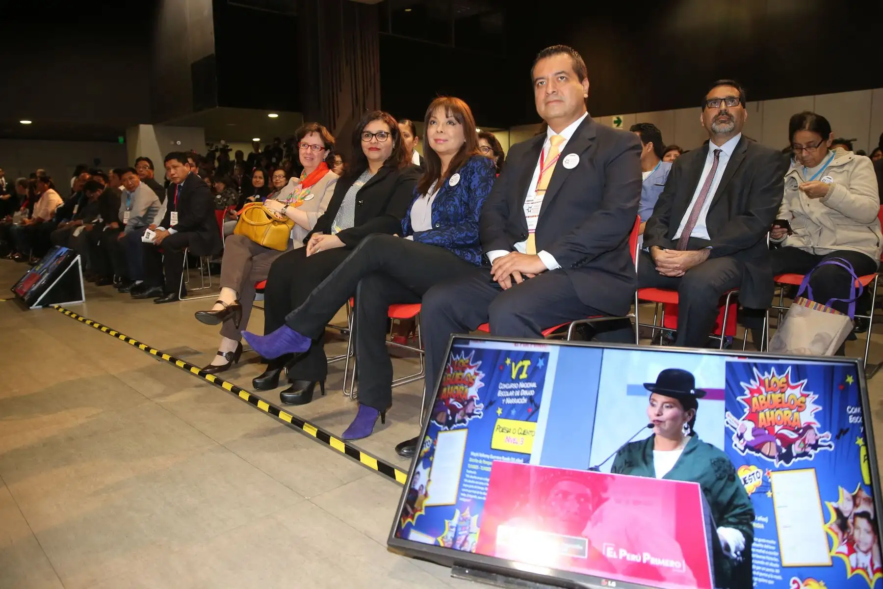 Primera dama, Marisol Díaz Cabello, participó en la entrega de premios del concurso nacional Los Abuelos Ahora de Pension 65.