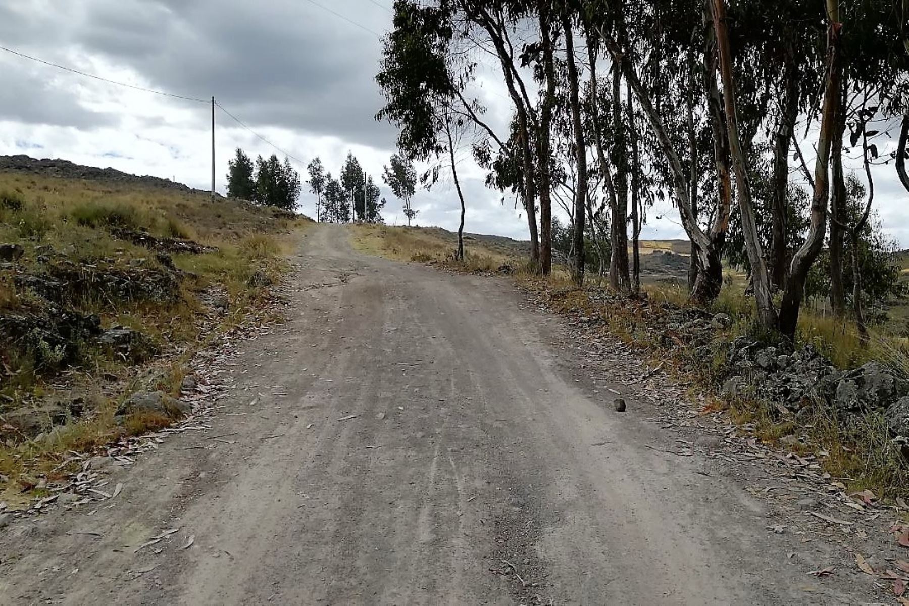 La rehabilitación del camino vecinal de Otuzco figura entre las obras de reconstrucción que se ejecutarán en La Libertad. ANDINA/Difusión