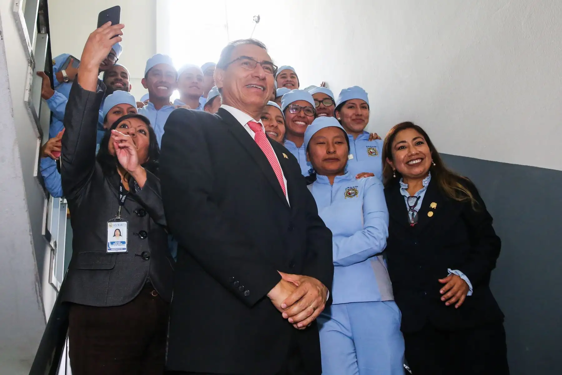 Presidente de la República, Martín Vizcarra, participa en la inauguración de la nueva infraestructura de la facultad de Odontología de la Universidad Nacional Mayor de San Marcos. Foto: ANDINA/Juan Carlos Guzmán /Prensa Presidencia