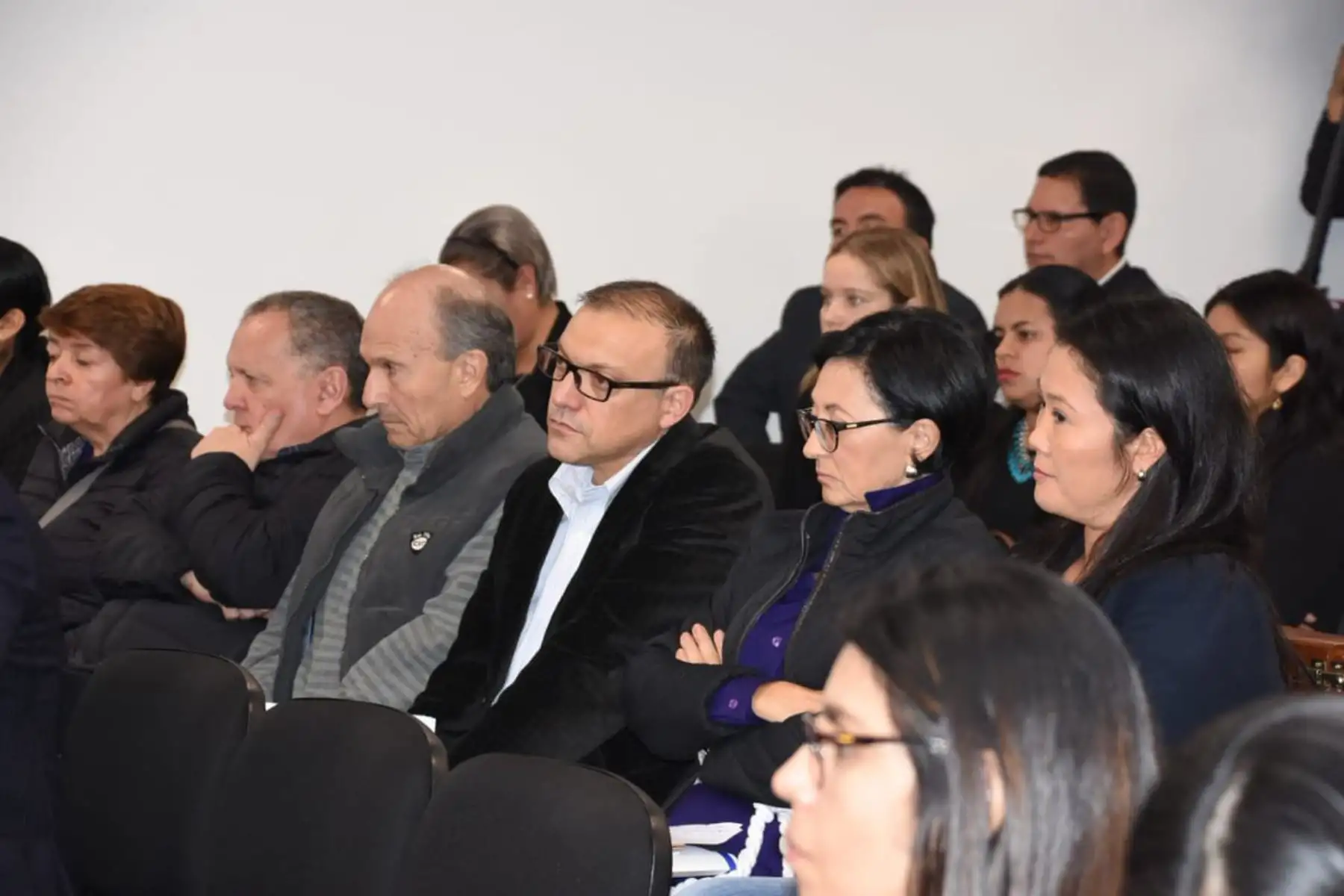 Primer Juzgado de Investigación Preparatoria de la Sala Penal Nacional inicia audiencia de prisión preventiva contra Keiko Fujimori y otras once personas, por investigación de lavado de activos. Foto: ANDINA/Poder Judicial