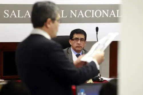 Fiscal expone en audiencia de detención preventiva contra Keiko Fujimori Foto: ANDINA/Eddy Ramos