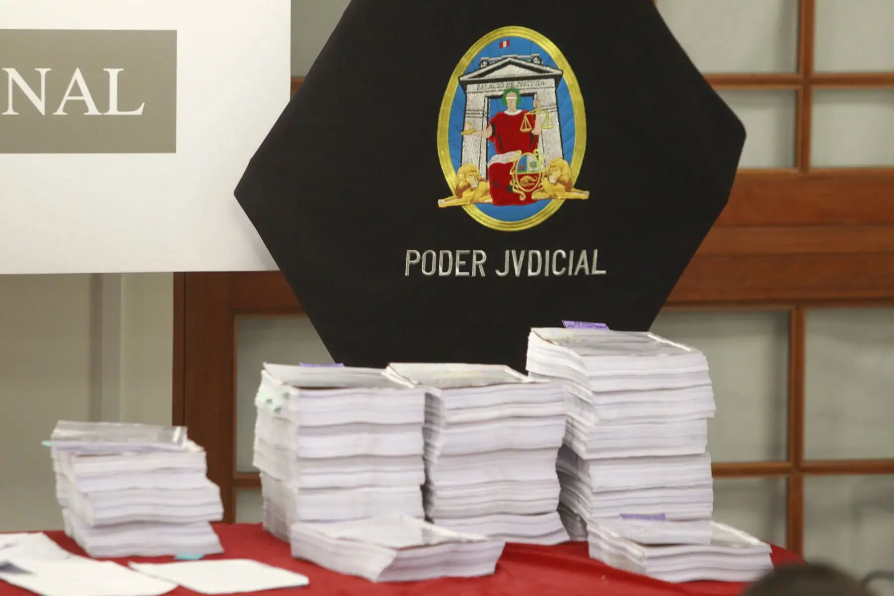 Juez Concepción Carhuancho dirige la audiencia sobre pedido de prisión preventiva a Keiko Fujimori en la Sala Penal Nacional.  .Foto:ANDINA/Eddy Ramos.