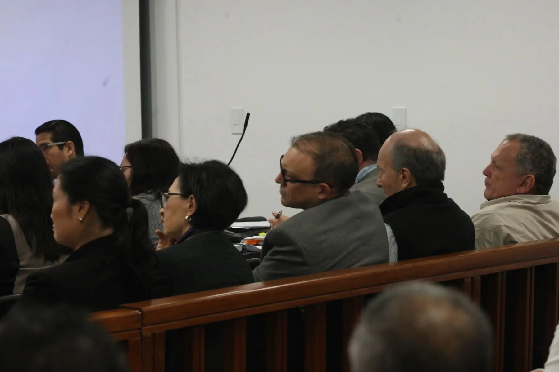 Juicio a Keiko Fujimori y demás involucrados en organización criminal acusados de lavado de activos y otros diversos delitos  .Foto:ANDINA/Héctor Vinces.