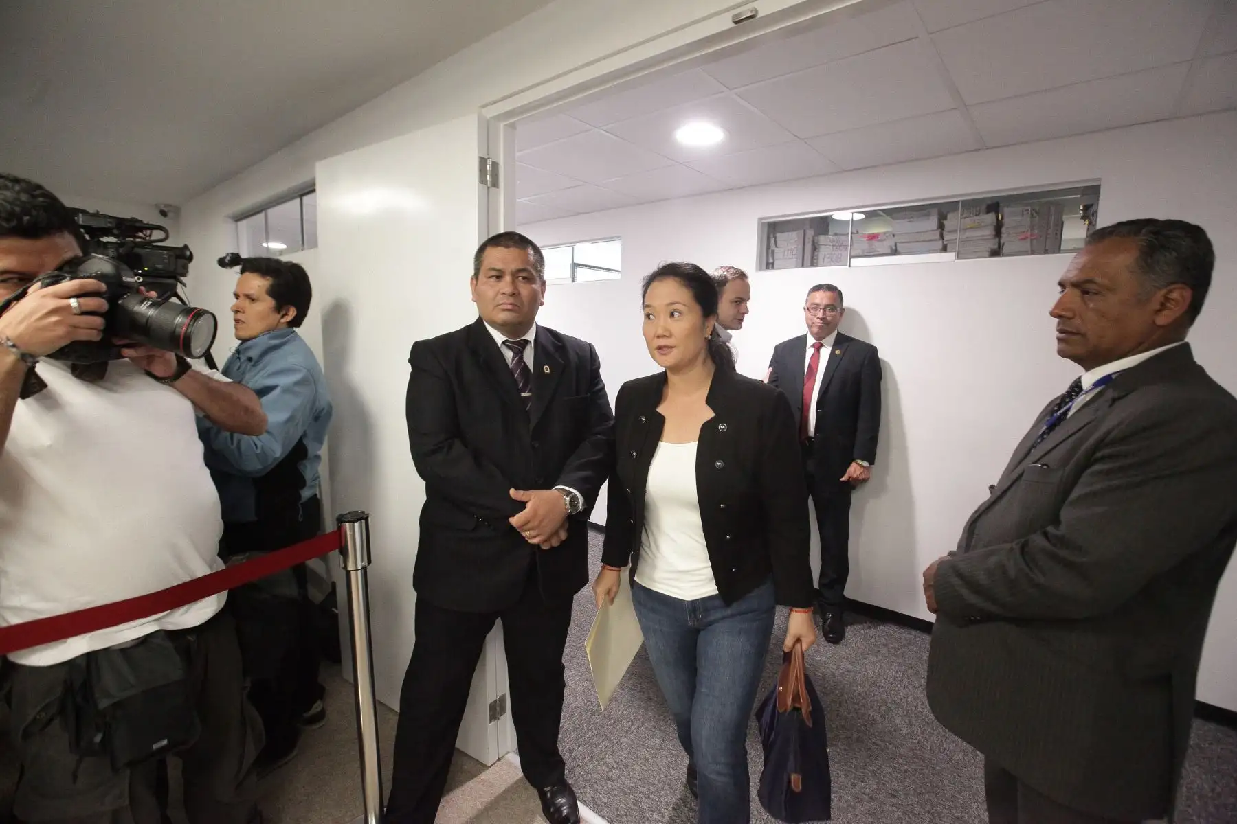 Juicio a Keiko Fujimori y demás involucrados en organización criminal acusados de lavado de activos y otros diversos delitos  .Foto:ANDINA/Héctor Vinces.
