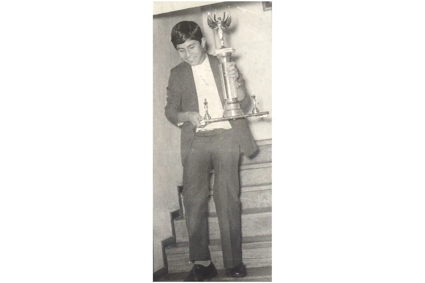 FOTO DE ARCHIVO 1980 APROX / JULIO ERNESTO GRANDA, AJEDRECISTA / CAMPEON MUNDIAL INFANTIL DE AJEDREZ   Foto: ANDINA/archivo