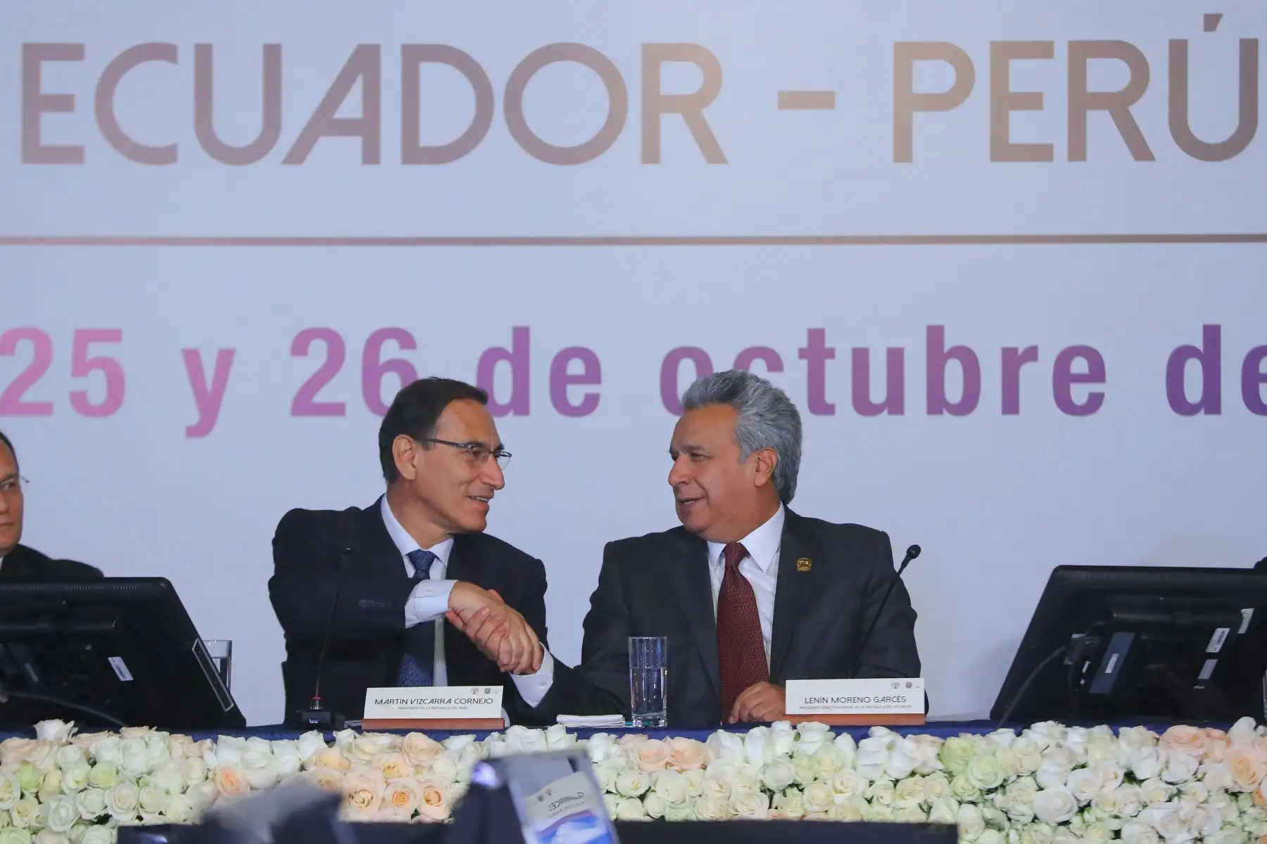 Presidentes Martin Vizcarra y Lenin Moreno encabezan XII Gabinete Binacional Perú-Ecuador. Foto: ANDINA/Prensa Presidencia