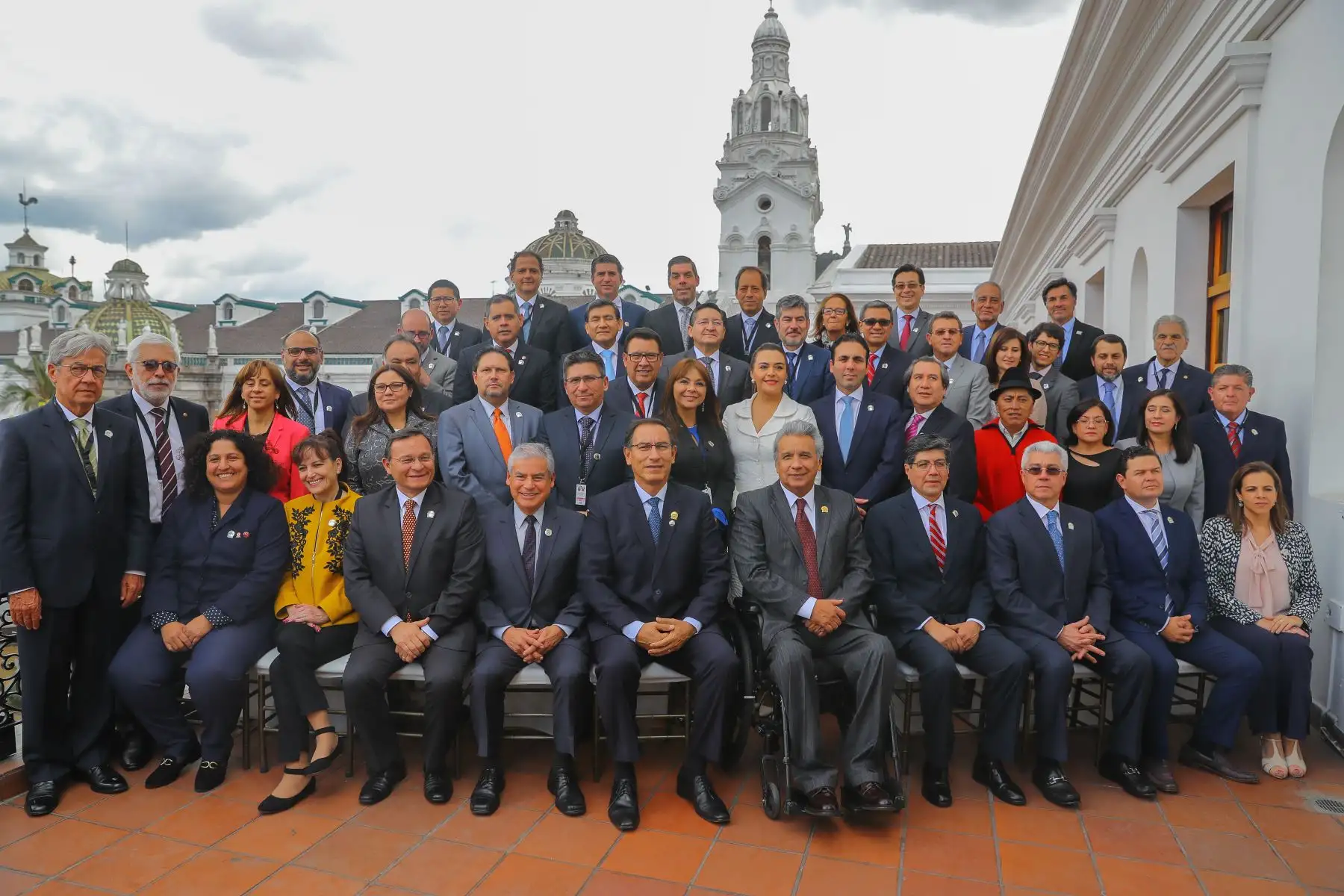 Presidentes Martin Vizcarra y Lenin Moreno encabezan XII Gabinete Binacional Perú-Ecuador. Foto: ANDINA/Prensa Presidencia