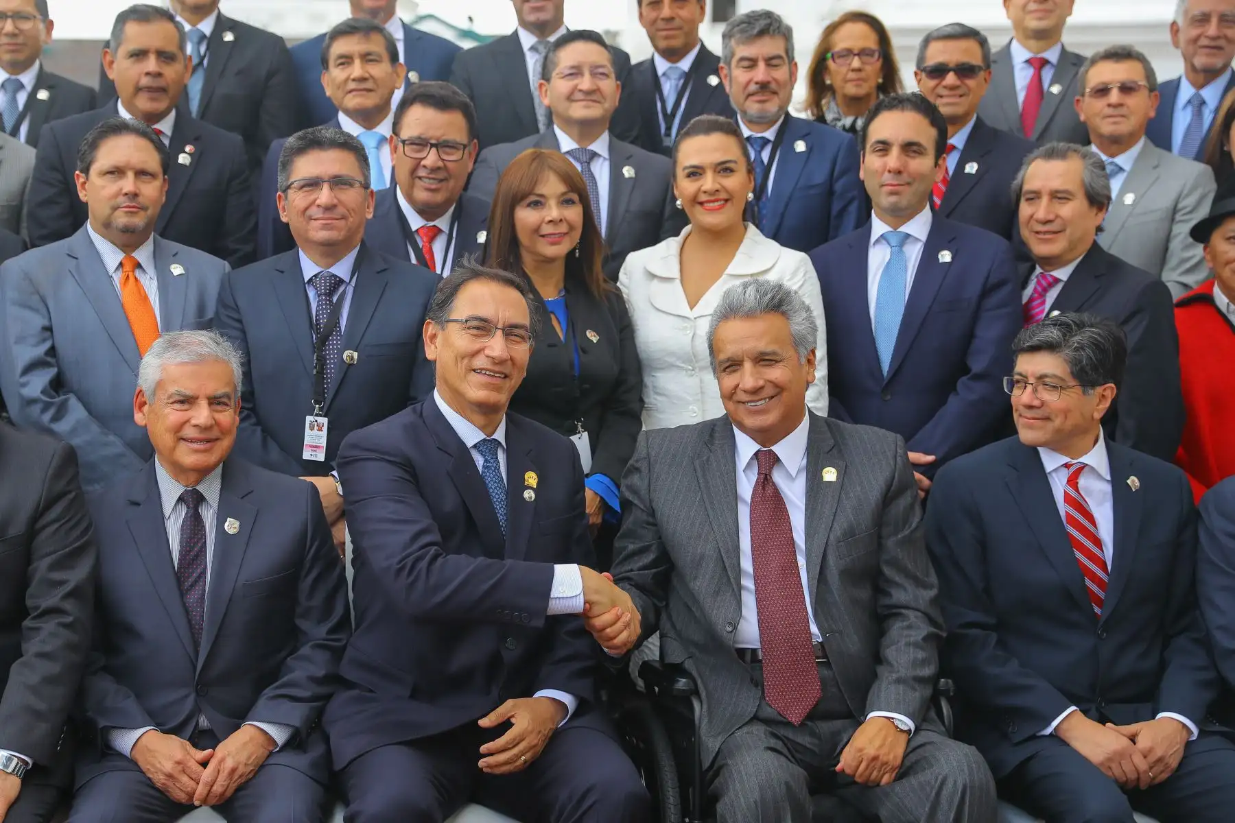 Presidentes Martin Vizcarra y Lenin Moreno encabezan XII Gabinete Binacional Perú-Ecuador. Foto: ANDINA/Prensa Presidencia