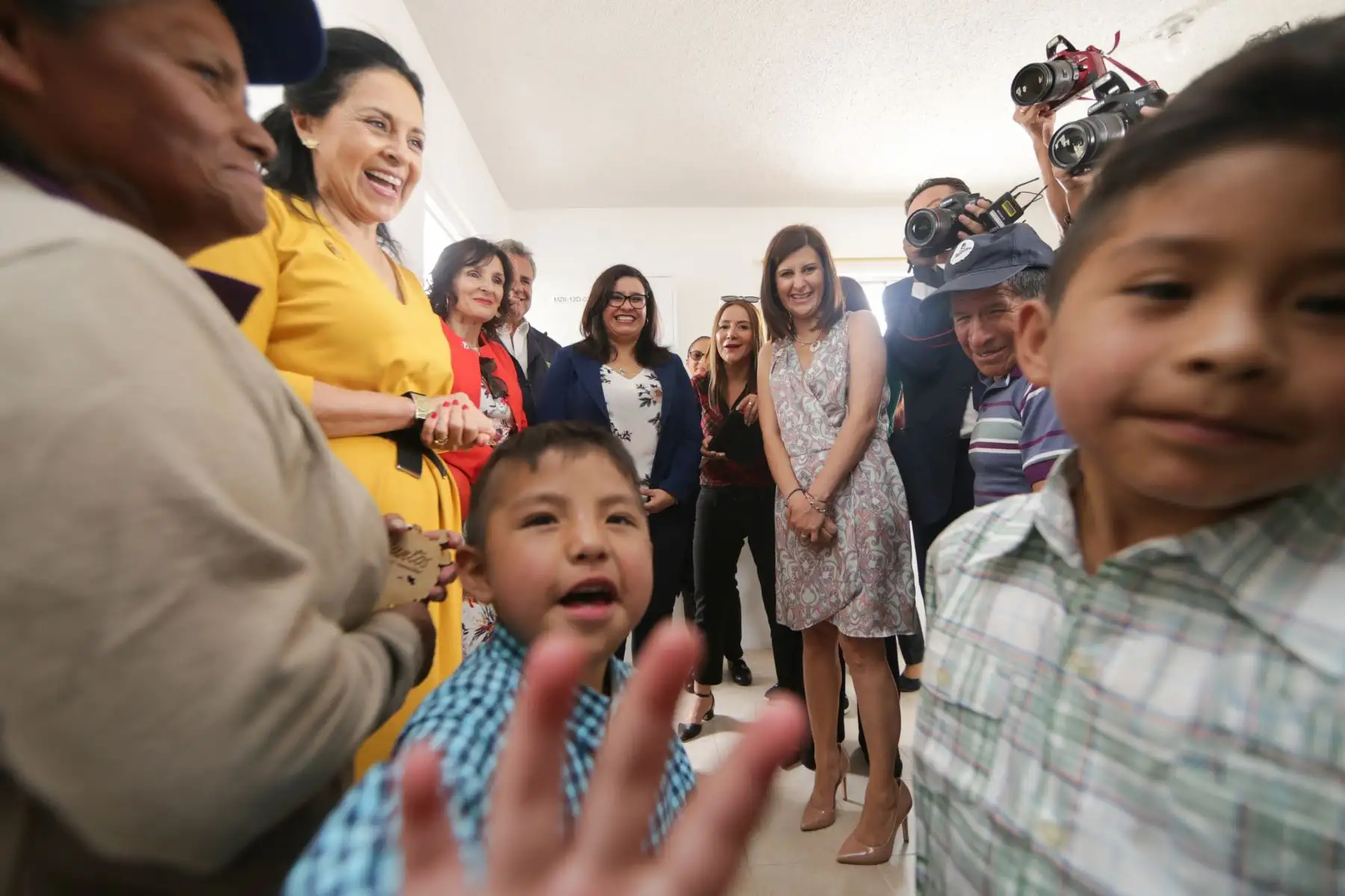 Primera dama y su homóloga ecuatoriana visitan programa Plan Toda una Vida en Quito.  Foto: ANDINA/Prensa Presidencia