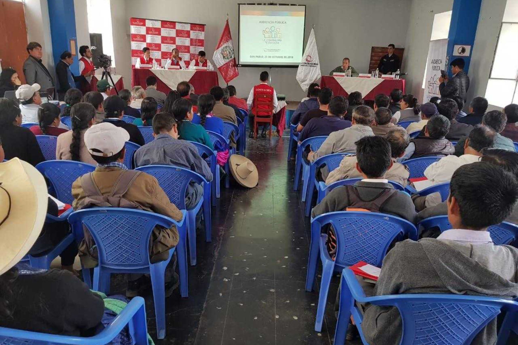 Cajamarca: Contraloría realizó Audiencia Pública en la provincia de San Pablo