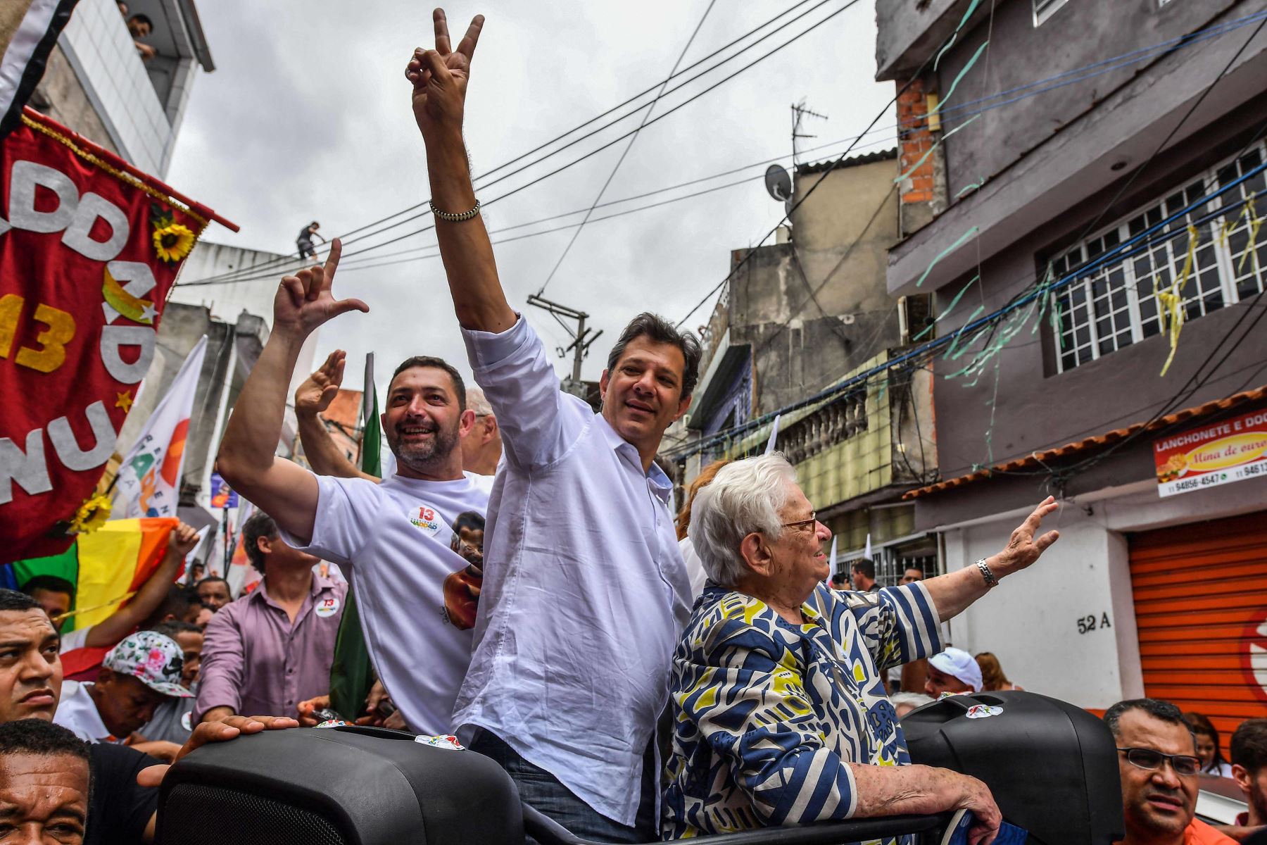 Candidato presidencial brasileño para el Partido de los Trabajadores (PT), Fernando Haddad Foto: AFP