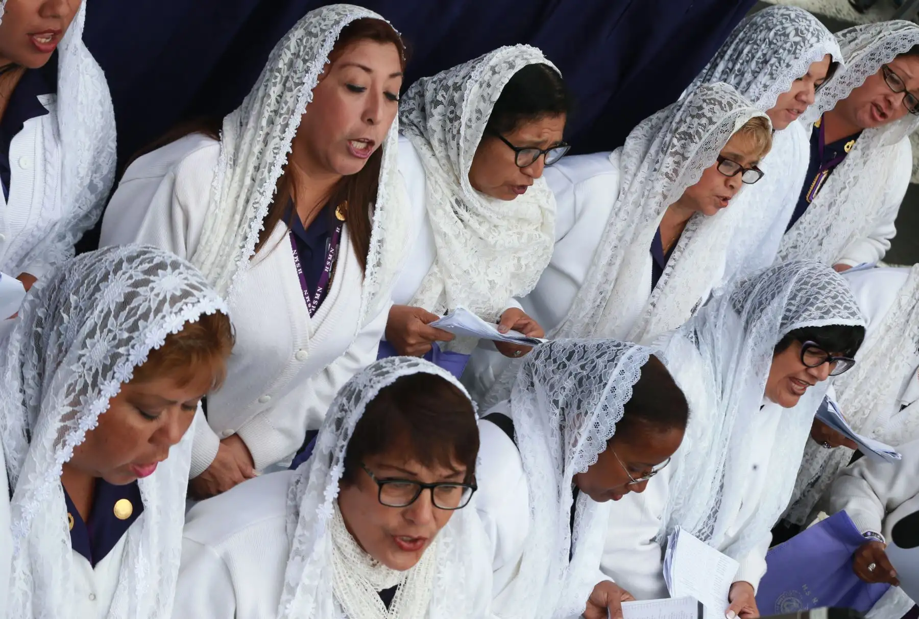 Detalles  de la sagrada anda del señor de los Milagros .Foto: ANDINA/Norman Córdova
