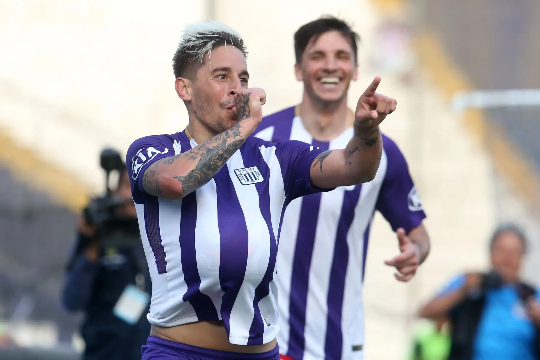 Alianza Lima ganó 2-0 a Cantolao y sigue ilusionado por el título Clausura. Foto: ANDINA/Vidal Tarqui