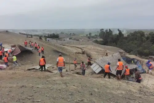 Superintendencia de Bienes Estatales recupera terrenos en Pativilca y desaloja a invasores. ANDINA/Difusión