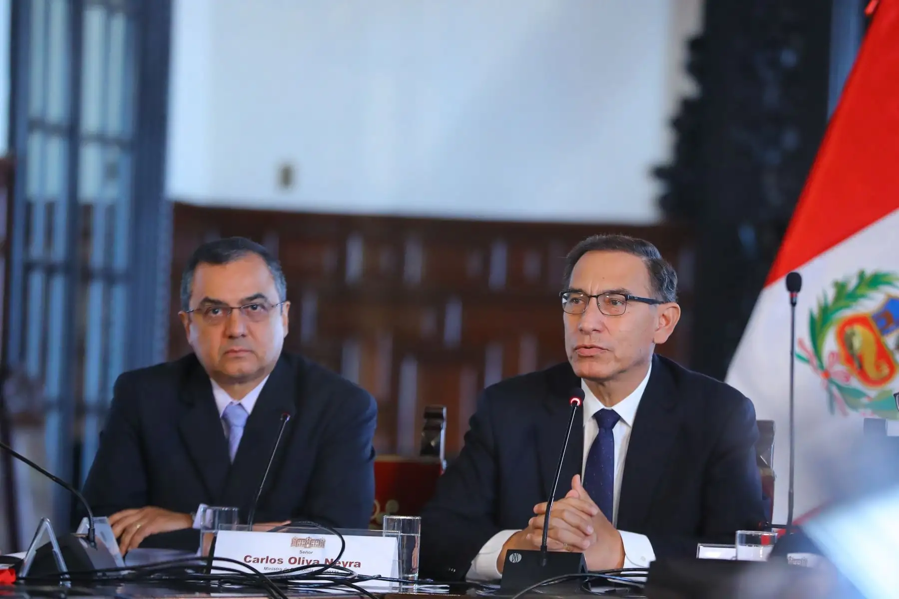 Presidente de la República,Martin Vizcarra, sostuvo reunión con la prensa extranjera. Foto: ANDINA/Andrés Valle/Prensa Presidencia