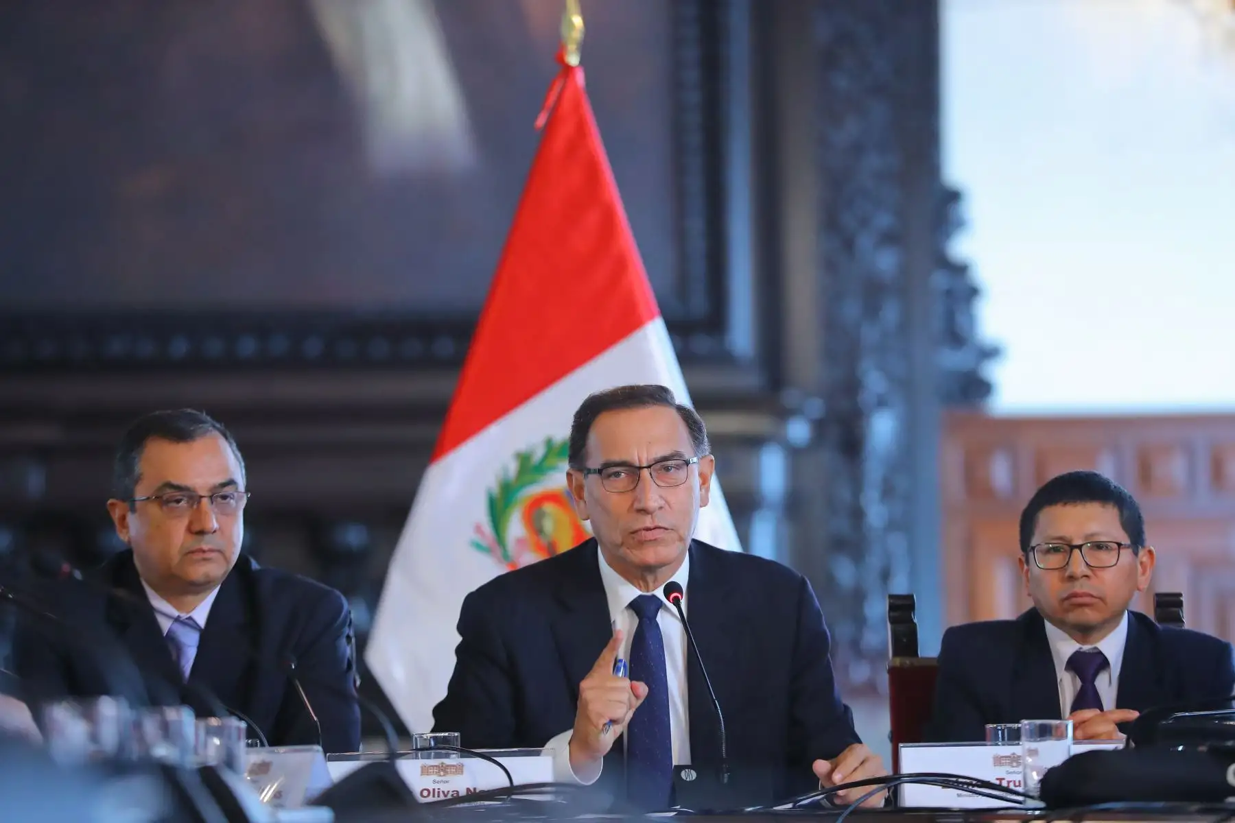Presidente de la República,Martin Vizcarra, sostuvo reunión con la prensa extranjera. Foto: ANDINA/Andrés Valle/Prensa Presidencia