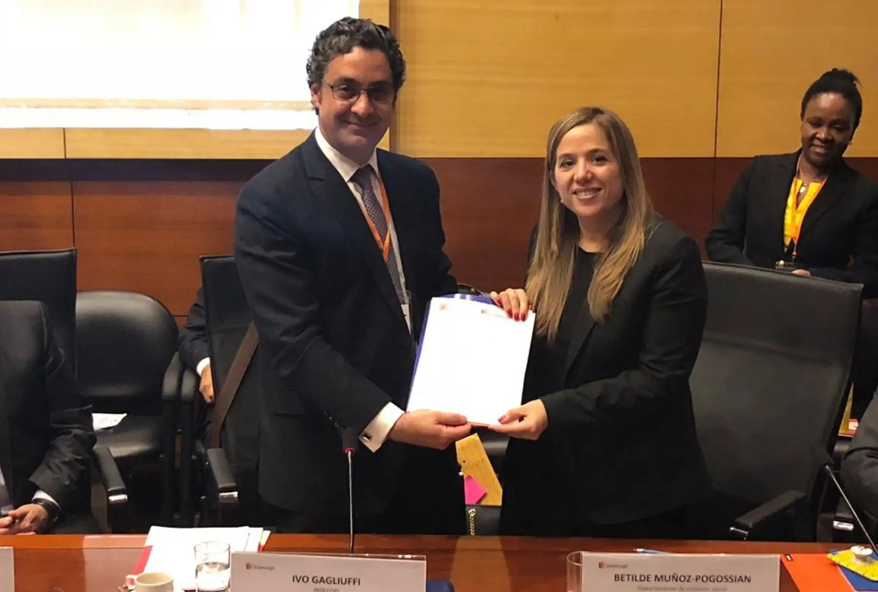 Titular del Indecopi, Ivo Gagliuffi, asume presidencia de la RCSS de la OEA. Foto: Cortesía.