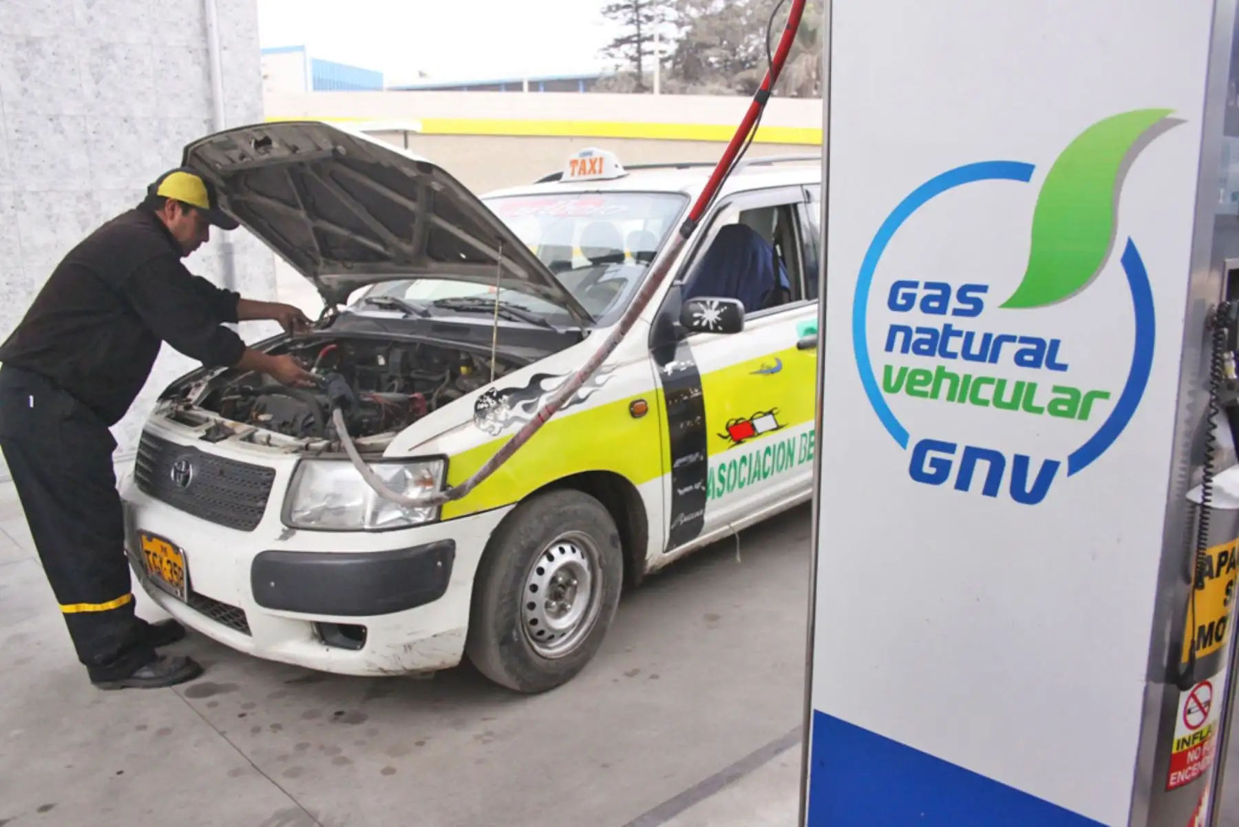 Auto impulsado por gas natural. Foto: Cortesía.