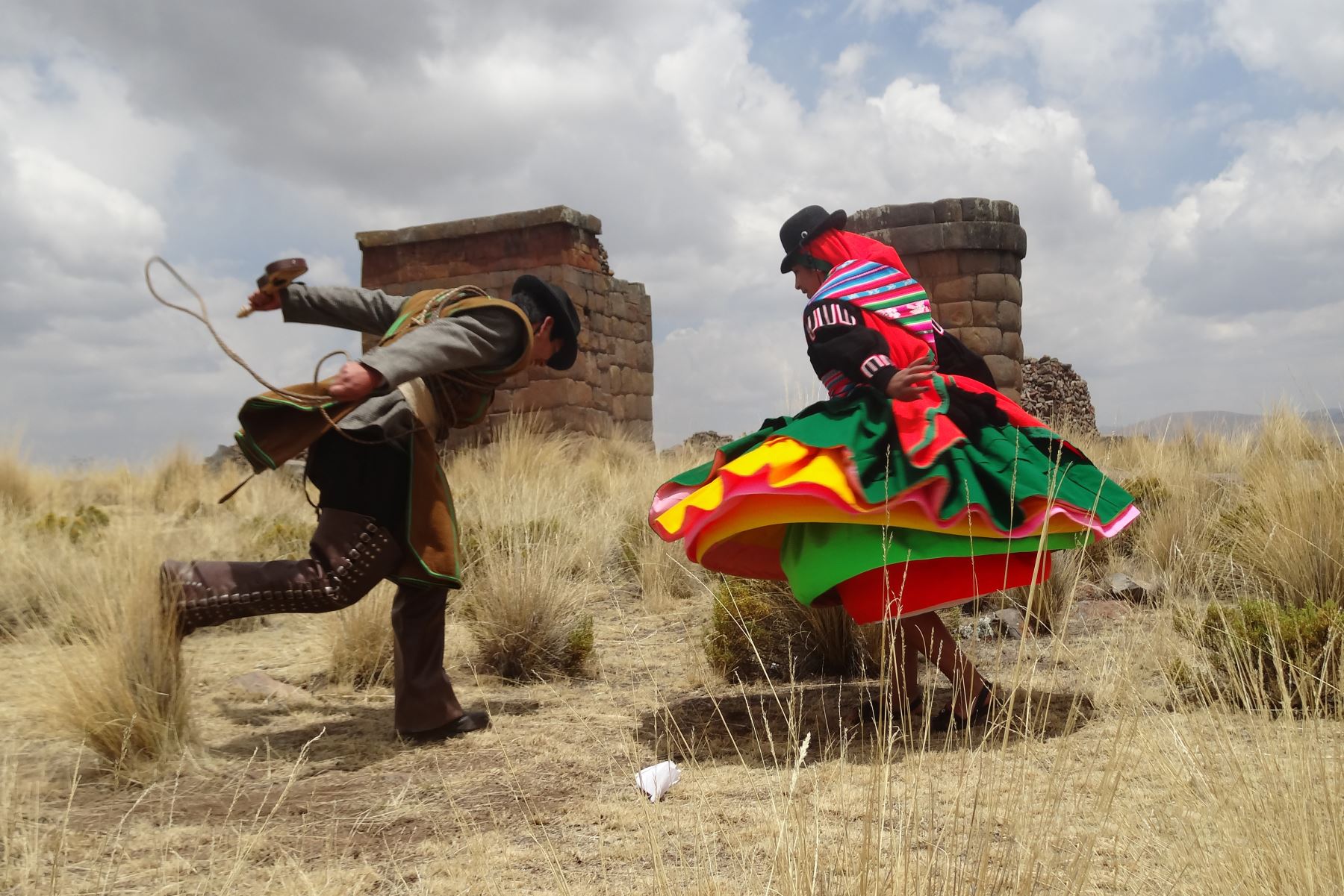 En complejo arqueológico Cutimbo, en Puno, se desarrolló el Festival de Kajelo. ANDINA el