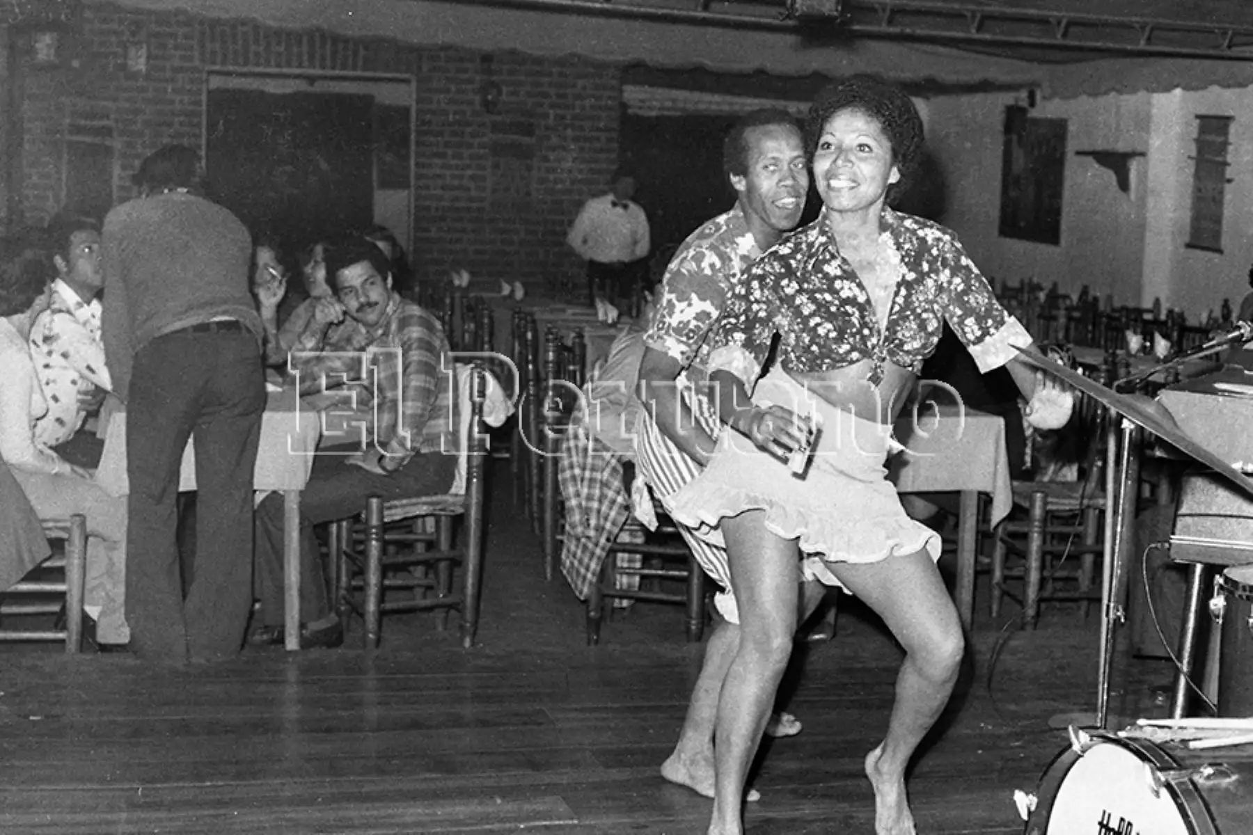 Festejo en la peña criolla "La Palizada" (1978).  Foto: Archivo Histórico de EL PERUANO / José Risco