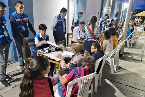 Más de 5,000 venezolanos ingresaron ayer al Perú por Cebaf Tumbes.