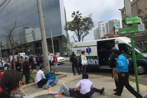 Cambistas heridos en Miraflores. Foto: Elgatoencerrado/@gatoencerrado2