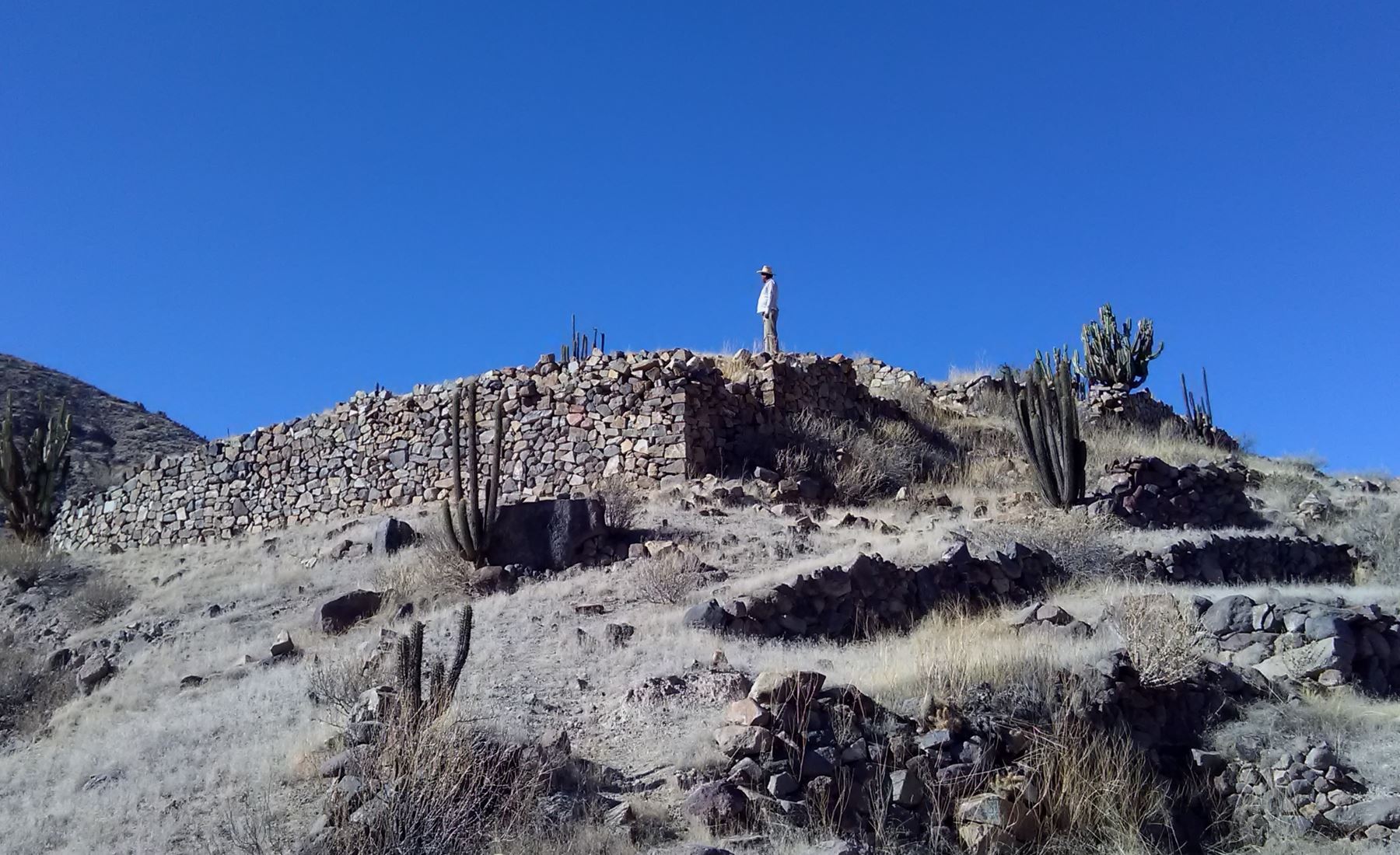 La erupción del volcán Huaynaputina, en febrero de 1600 después de Cristo, destruyó la ciudadela inca de Estagagache, ubicada en la sureña región de Moquegua. Foto: ANDINA/Ingemmet