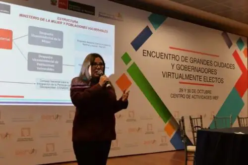 MIMP dialoga con autoridades regionales por el Bicentenario del Perú. ANDINA/Difusión